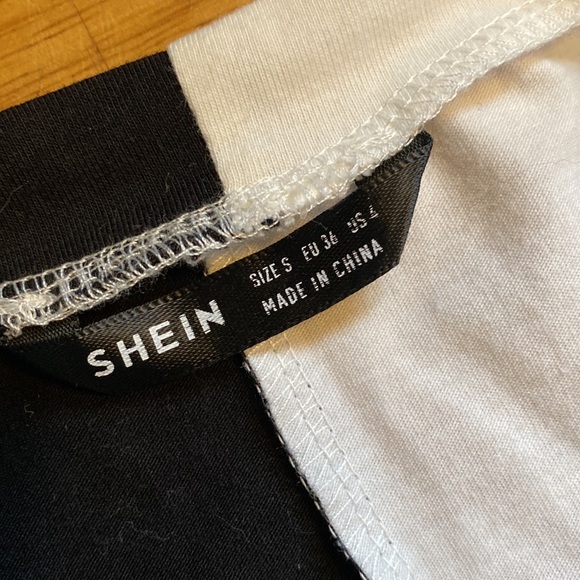 SOLD! SHEIN cropped short sleeve tee shirt size woman’s small - Picture 6 of 7